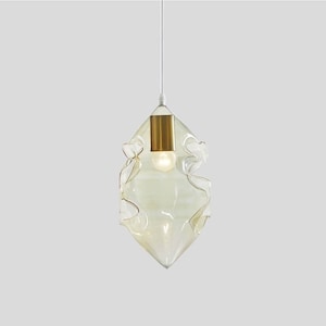 seashell Modern pendants lights - kitchen island light - ceiling light - blown glass pendant - large pendant light - ceiling light fixture