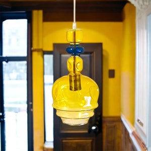 Ceiling light - Modern pendant light - kitchen island light - ceiling light fixture - blown glass pendant - Blown Glass - pendants lights
