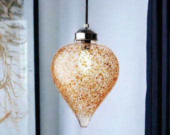 Handmade Modern chandelier pendant light Blown Glass crystal colored ceiling light office decoration hanging light