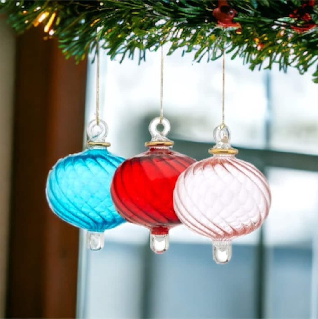 Pack of 10 Christmas Tree Topper Ornaments Gift Personalized Custom