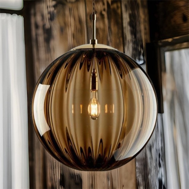 Ombre glass pendant light outlet