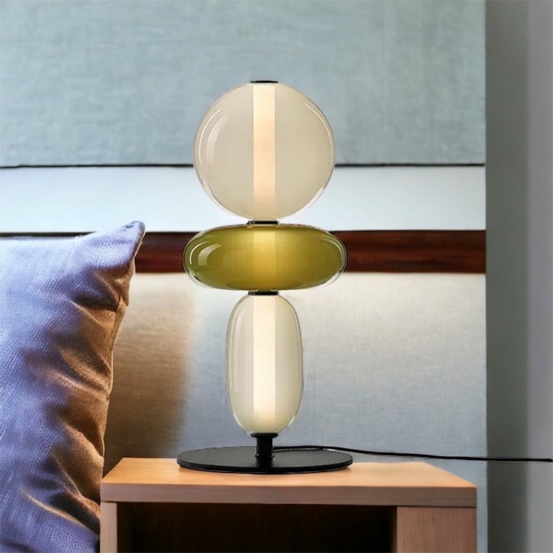 Blown Glass Bedroom Lamp Modern Table Lamps Home Decorative Bedside