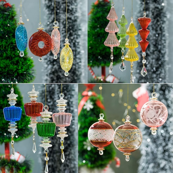 Glass 2024 blown ornaments