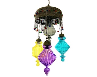 Aladdin Pendelleuchte, marokkanische Lampe, marokkanischer Kronleuchter, marokkanischer Anhänger, Pendelleuchten für den arabischen Stil Dekoration