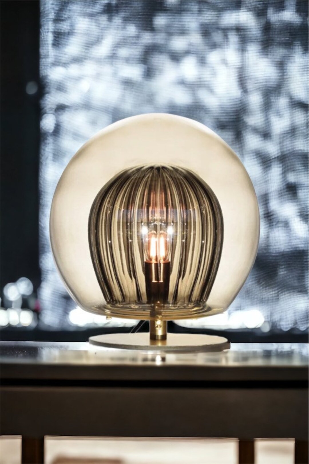 Double Glass Layer Modern Table Lamp Home Decorative Lamps Bedside Lamp