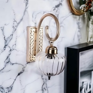 modern wall sconce - bathroom light fixture - wall lamp - bathroom vanity - sconces - sconce light - over mirror vanity light sconce - home