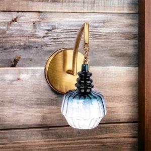 Art Deco sconce lighting - vanity light bathroom - sconce light - unique lighting - sconce light - bathroom sconce - wall lamp - wall sconce