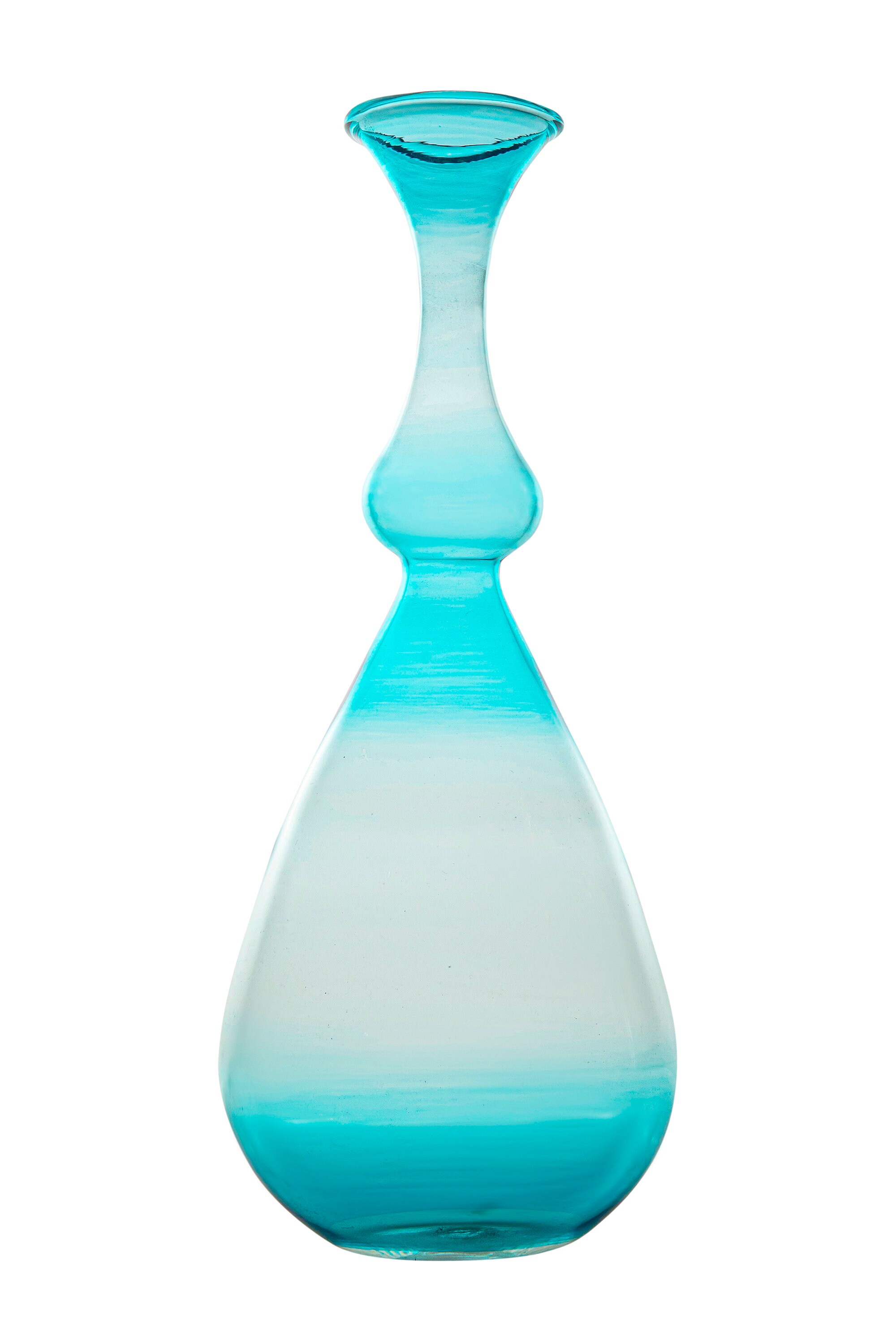 Art Deco Vase Hand Blown Glassware Blown Glass Vases Etsy