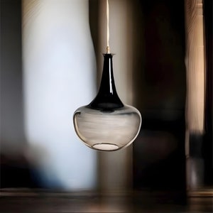 Blown glass pendant, pendant lights modern fall decor, pendant light for kitchen island, Modern hanging lights, Glass pendant Custom light