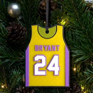 Kobe Jersey Ornament Etsy