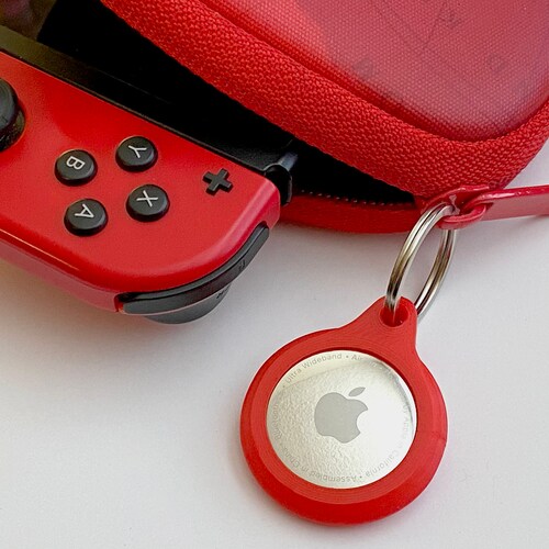Airtag Holder Keychain With Key Ring for Apple Airtags Buy Etsy