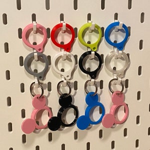 12-pack Small Pegs for Ikea Skadis pegboard
