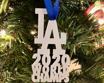 L.A. 2020 World Champs Christmas Ornament