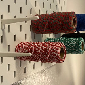 10-pack Spool Pegs for Ikea Skadis pegboard