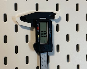 Digital Calipers Holder for Ikea Skadis pegboard