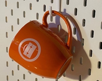 10-pack Mug Hooks for Ikea Skadis pegboard