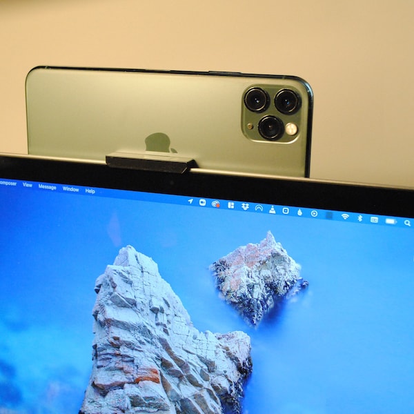 Continuity Camera Adapter for iPhone with Macbook Pro / 2021 iMac / Studio Display - Extra wide for stability!