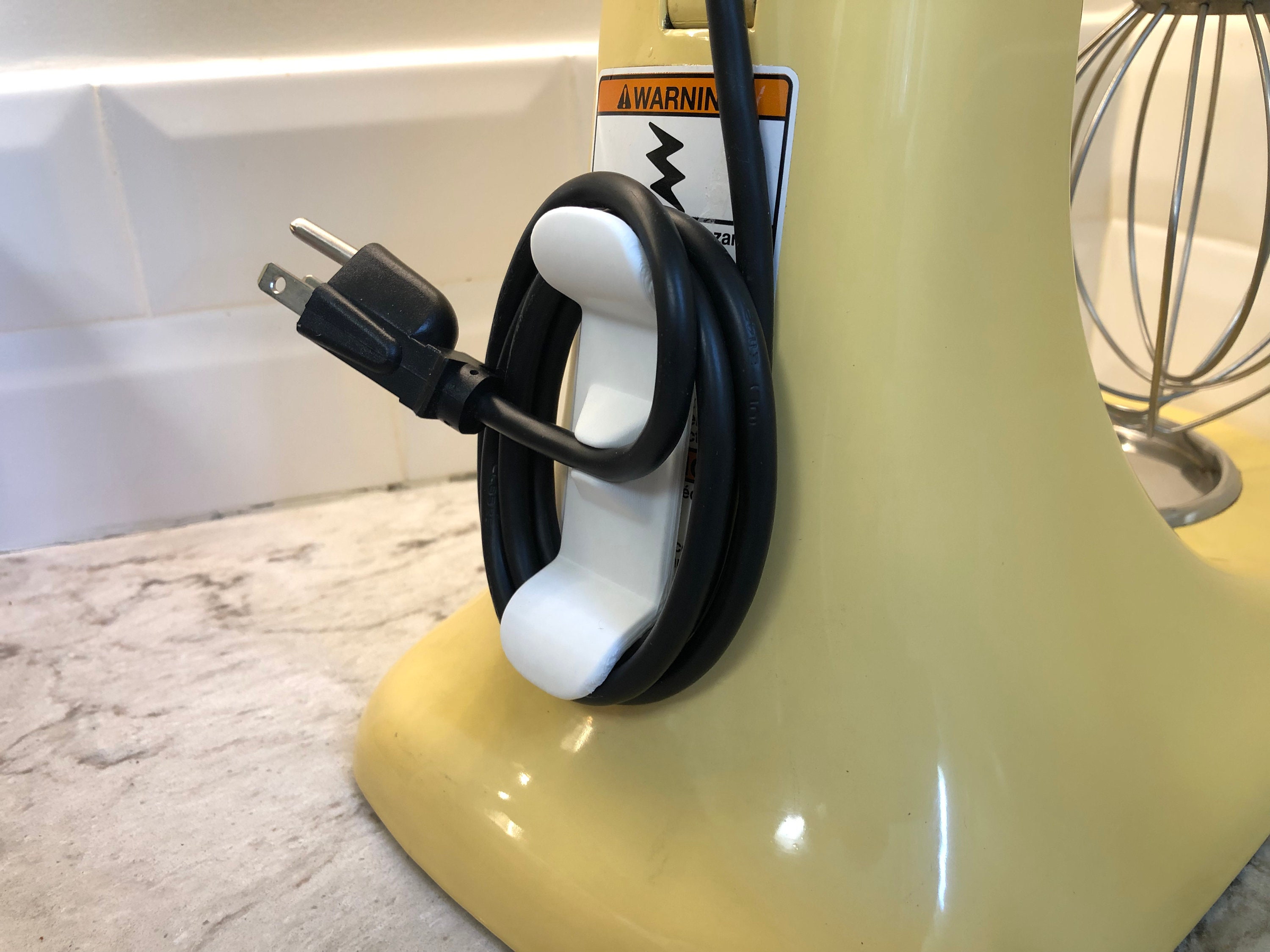 KitchenAid Stand Mixer Cable Wrap Hook w/ 3M Command Strip Etsy
