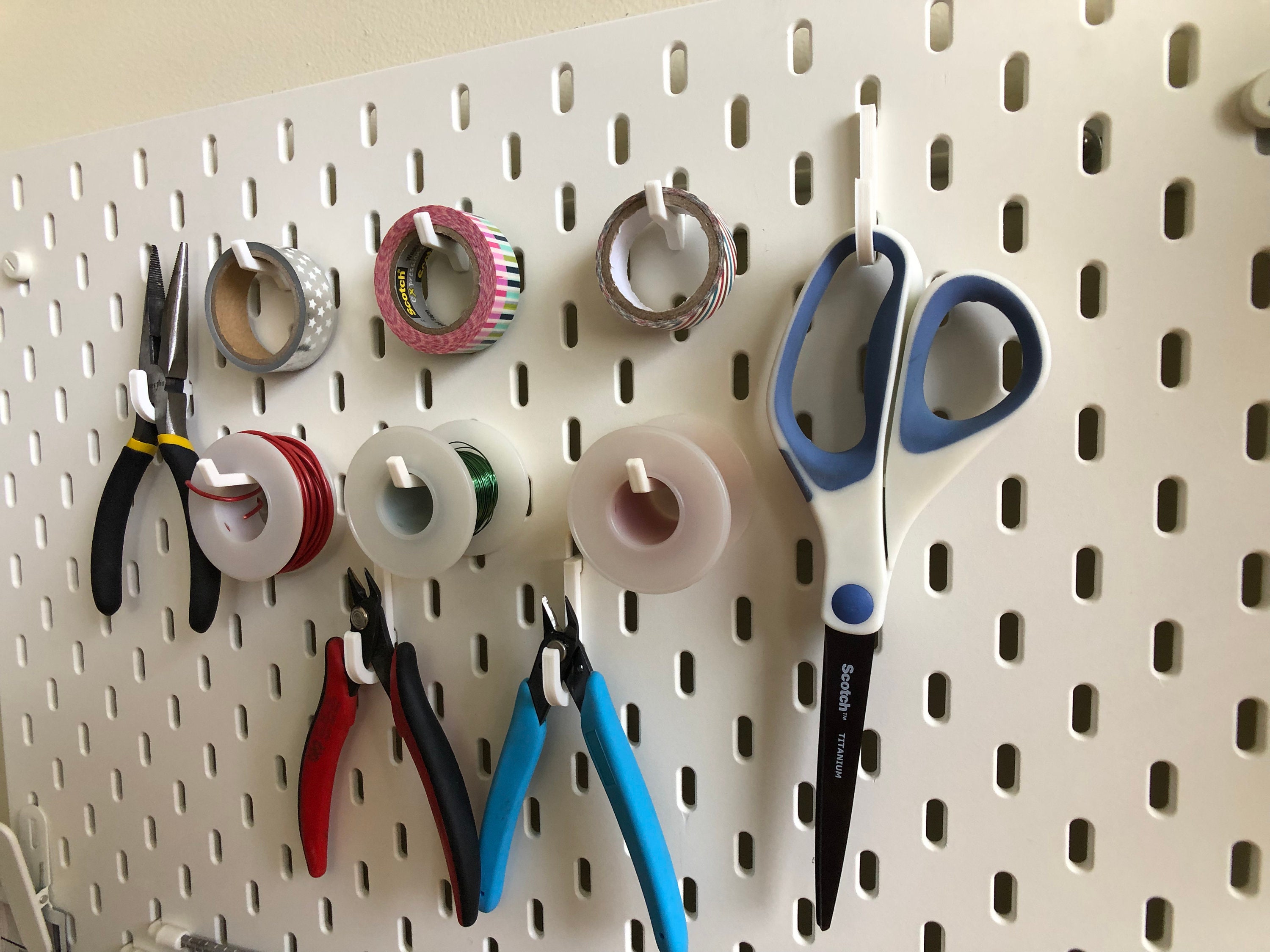 Assorted 10pack pegboard hooks for Ikea Skadis Etsy