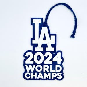 L.A. Dodgers Wereldkampioen kerstornament 2024