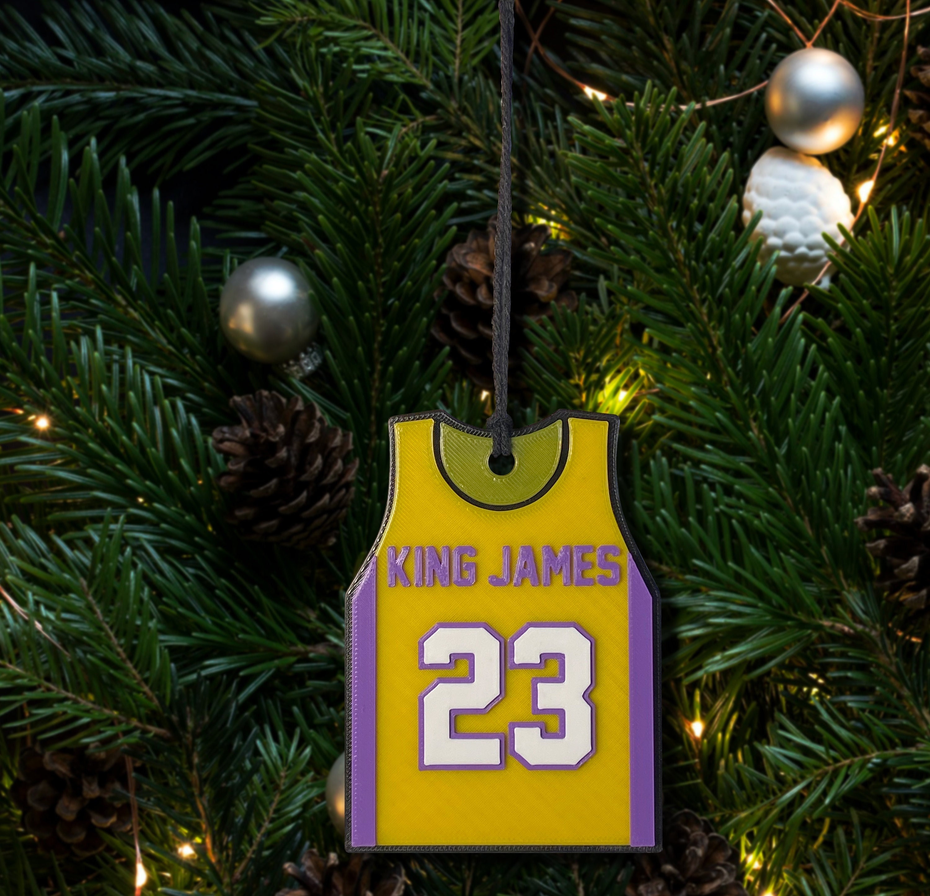 Lebron James Jersey Lakers #23 Sticker for Sale by Lumared