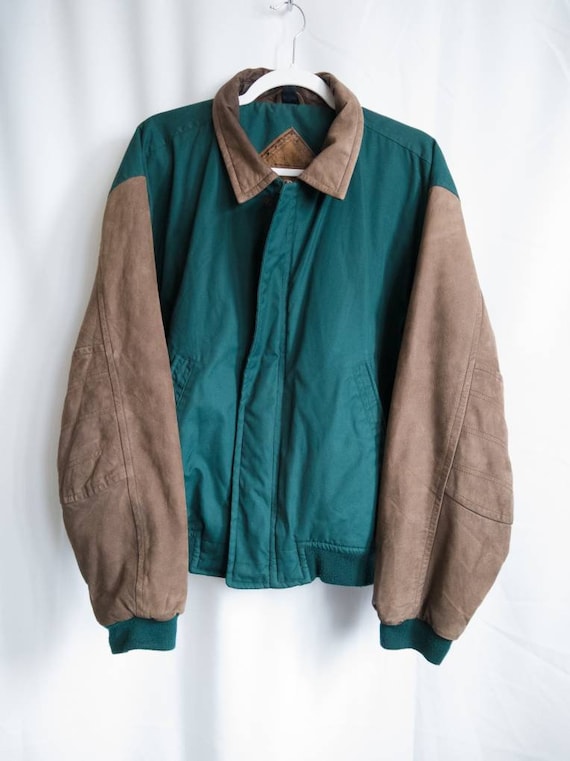 Vintage Leather Letterman Jacket by Gear for Sport
