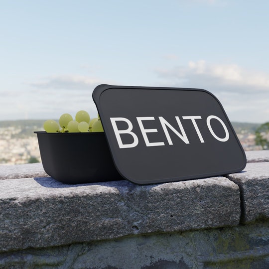PLA Bento Box with Band and Utensils