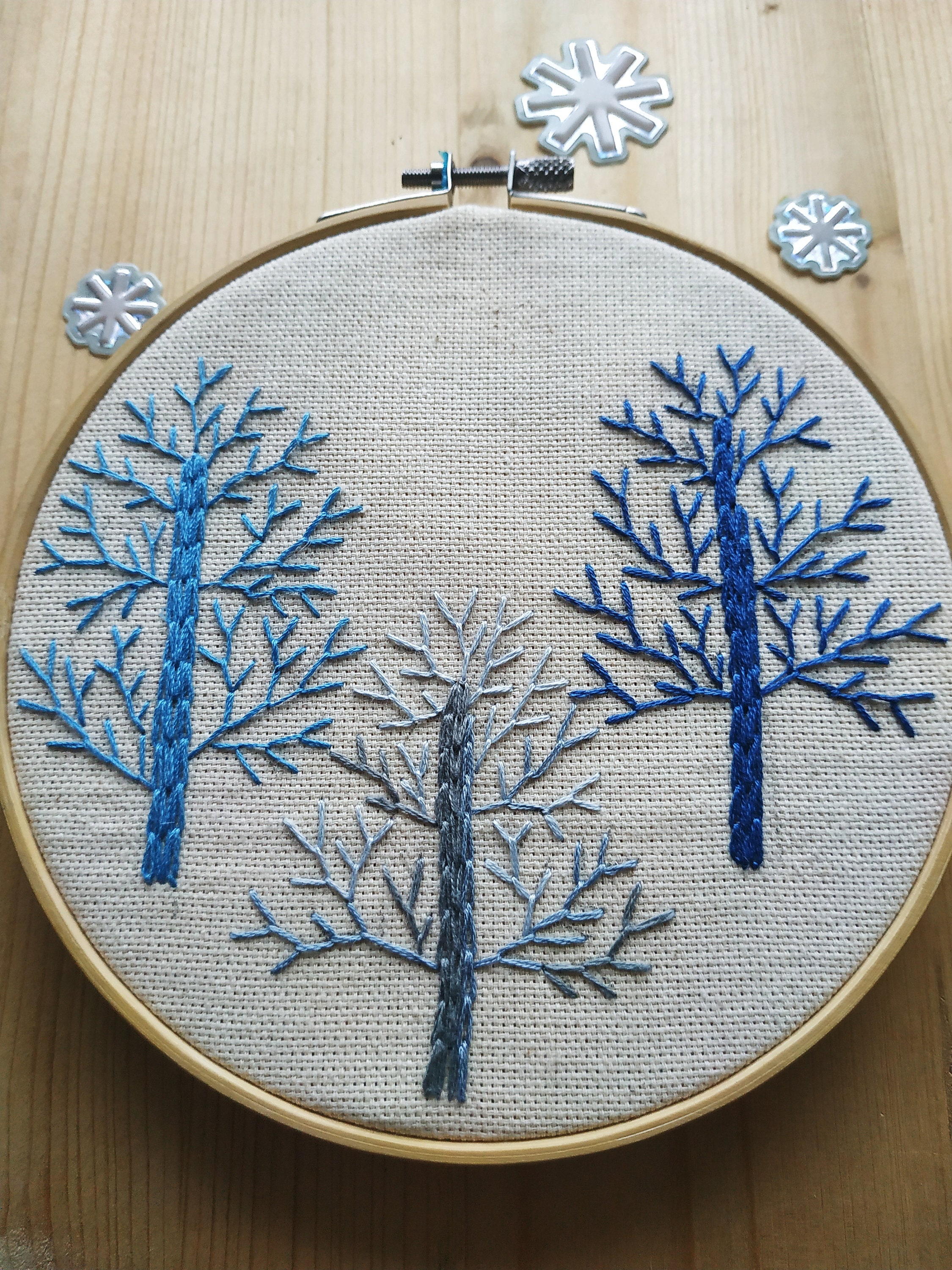 Forest Embroidery Pattern Forest Embroidery Pattern