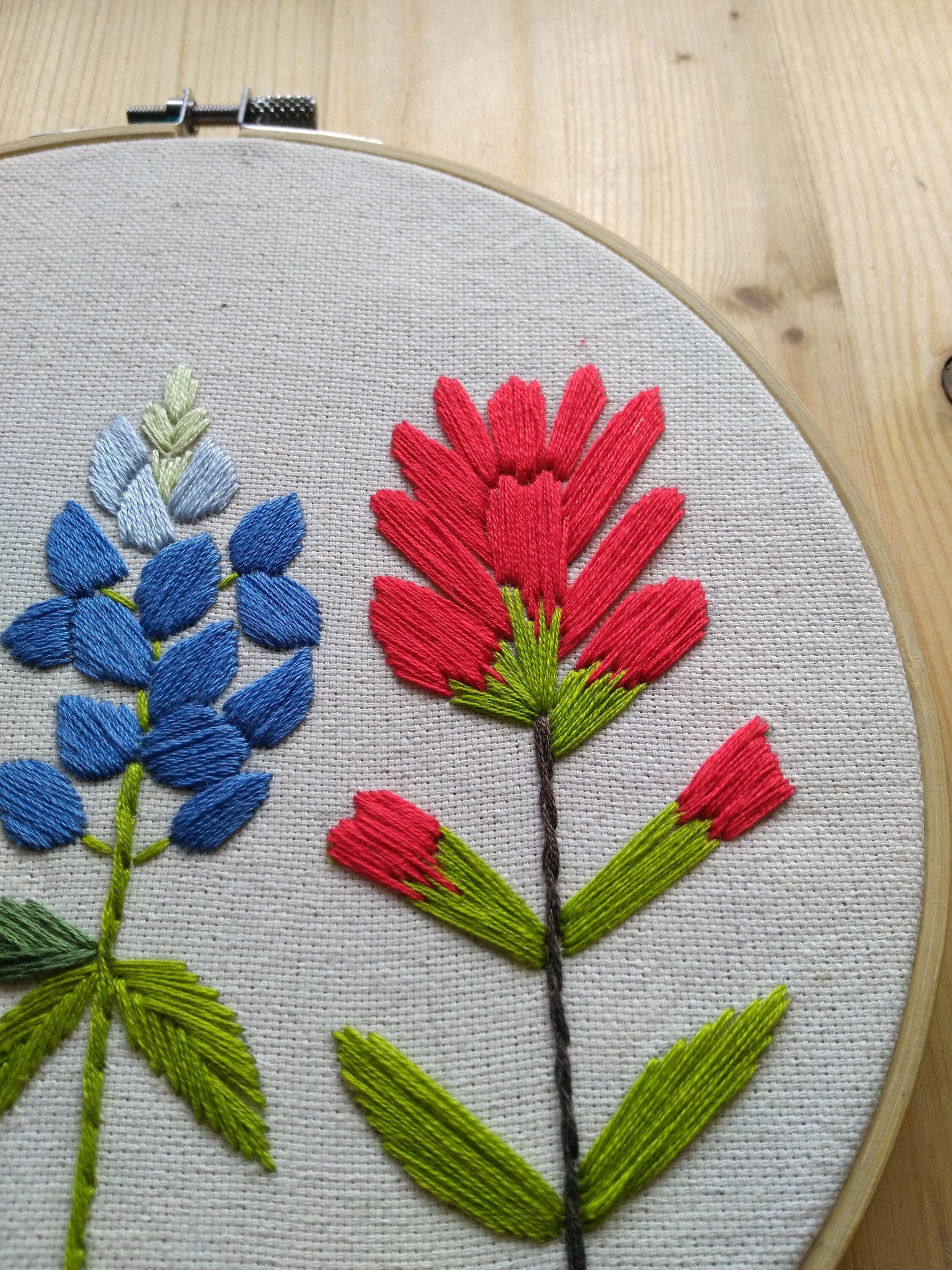 Wildflowers Embroidery pattern PDF Digital tutorial Summer | Etsy