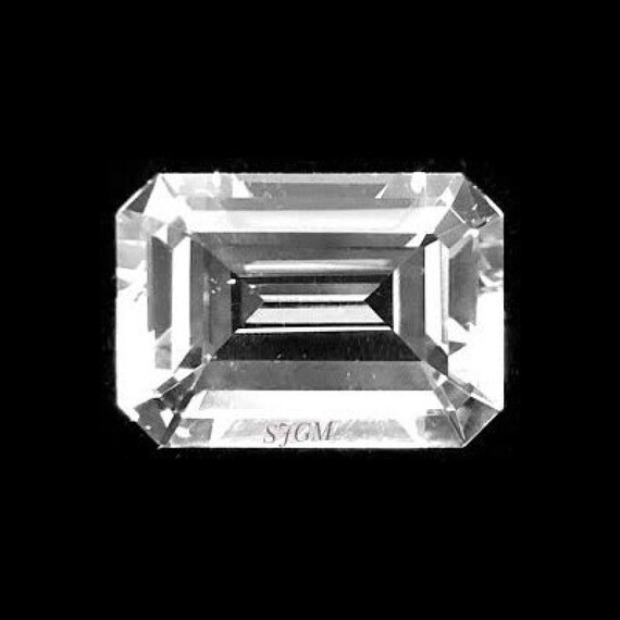 3X5mm To 6X8mm Octagon Natural White Topaz Faceted Cut Loose Gemstone AAA Excellent Quality Full Calibrated Sizes For Jewelry