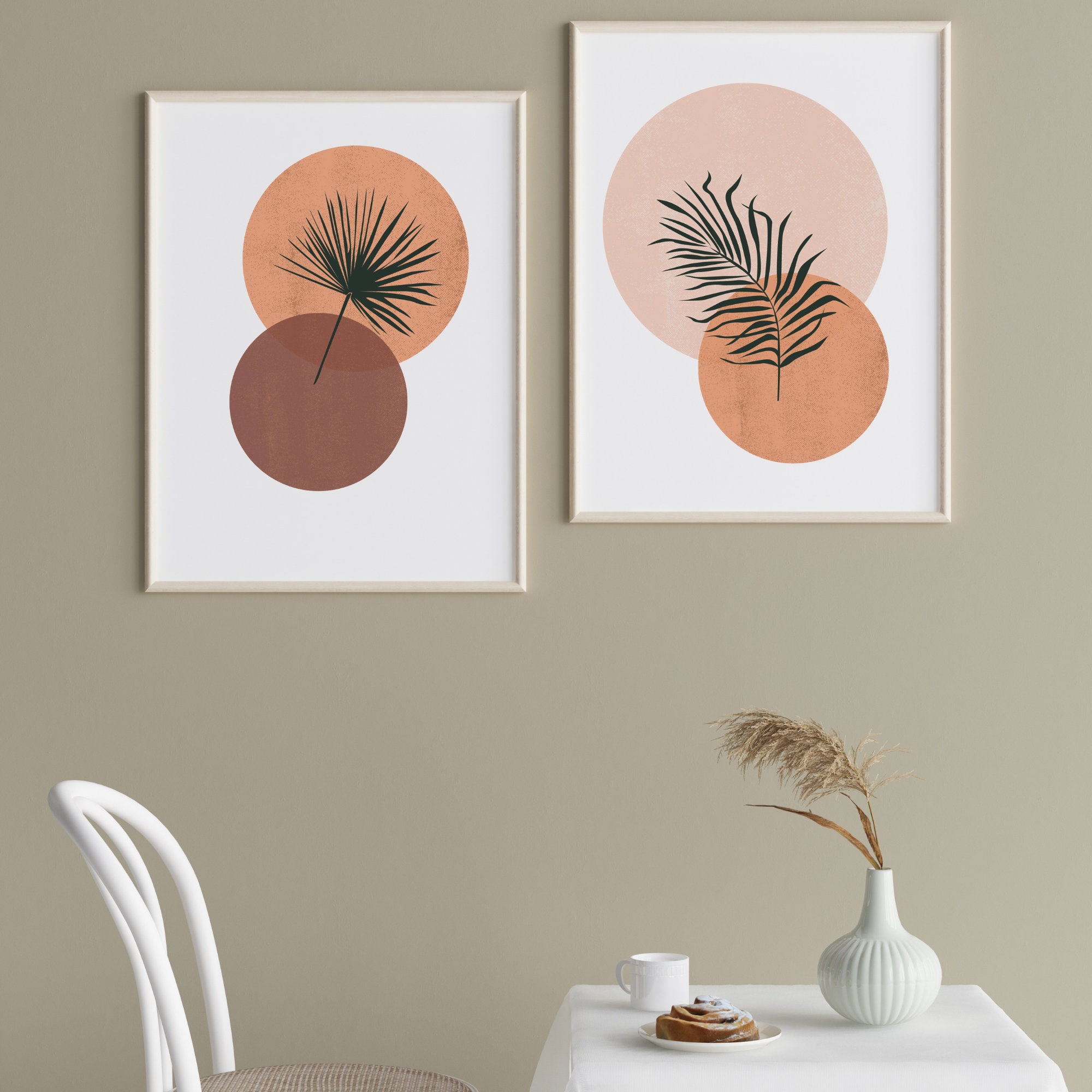 Abstract Wall Art in a contemporary modern style Digital | Etsy