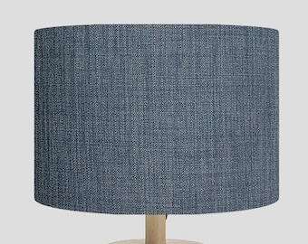 Handmade Lampshade using Linoso Aegeon Fabric for Table lampshade, Floor lampshade or ceiling lampshade, Drum lampshade