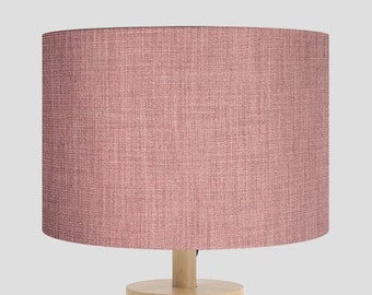 Handmade Lampshade using Linoso heather Fabric for Table lampshade, Floor lampshade or ceiling lampshade. Drum lampshade