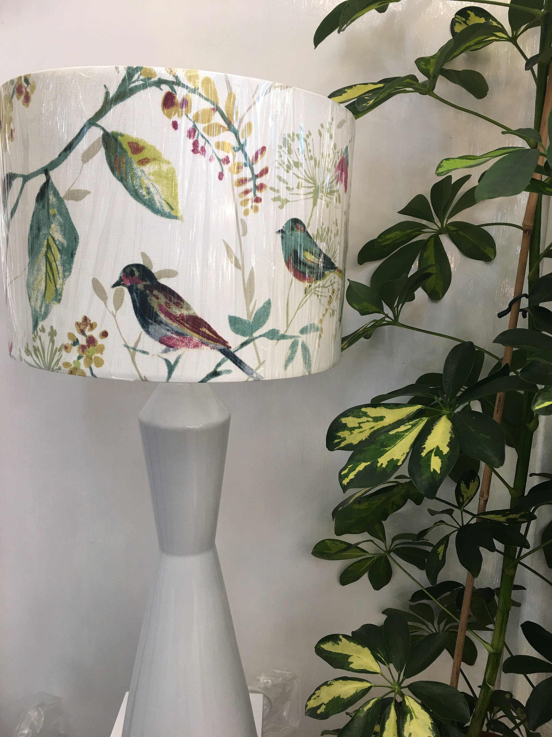 Whimsical British birds 20cm 30cm 40m drum handmade lamp shade Etsy
