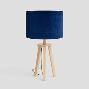 Velvet Handmade Lamp Shade - Royal Blue