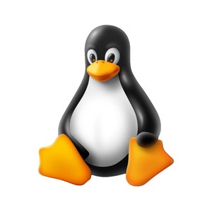 Adesivo de vinil com logotipo do mascote Linux Tux - 2,5 x 3 polegadas