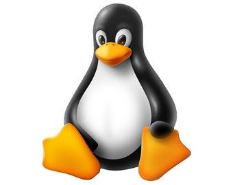 Linux Tux マスコットロゴ ビニールステッカー - 2.5 x 3 インチ