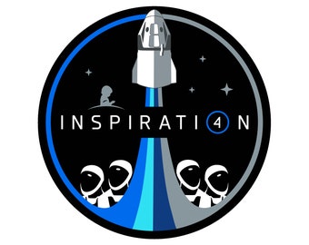 NASA Inspiration 4 Vinyl Sticker - 3in