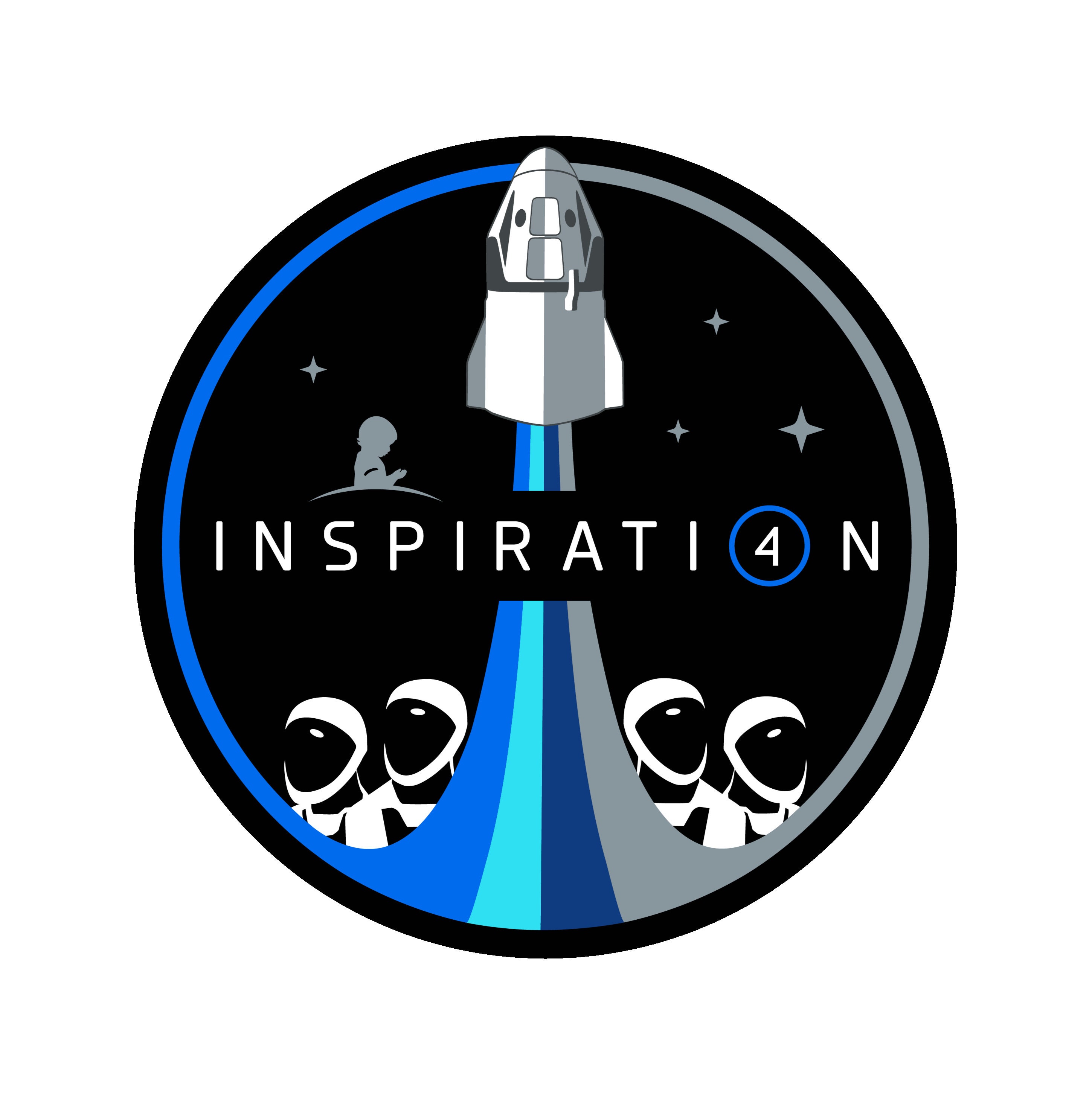 NASA Inspiration 4 Vinyl Sticker 3in Etsy