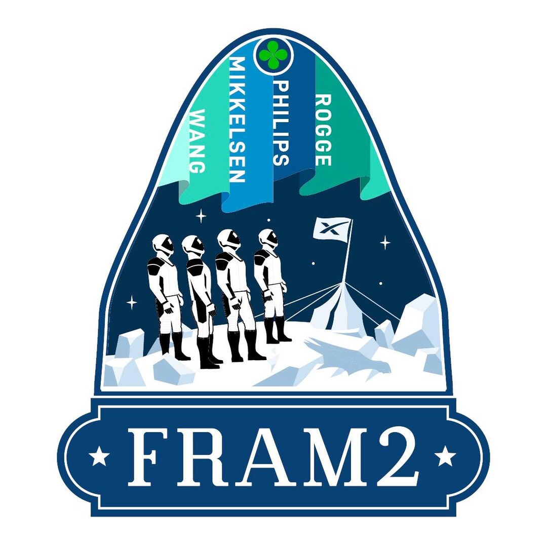 Spacex FRAM2 Logo Vinyl Sticker - 3 Inch - Etsy