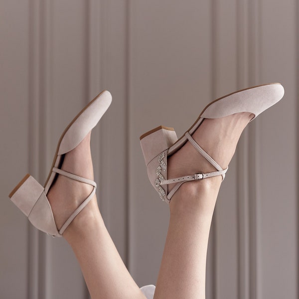 nude dress shoes