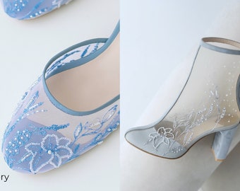 Move Embroidery from One Wedding Shoe Style to Another, Additional Embroidery on the Shoe, Add Pearls or Crystals, Add-on for orders