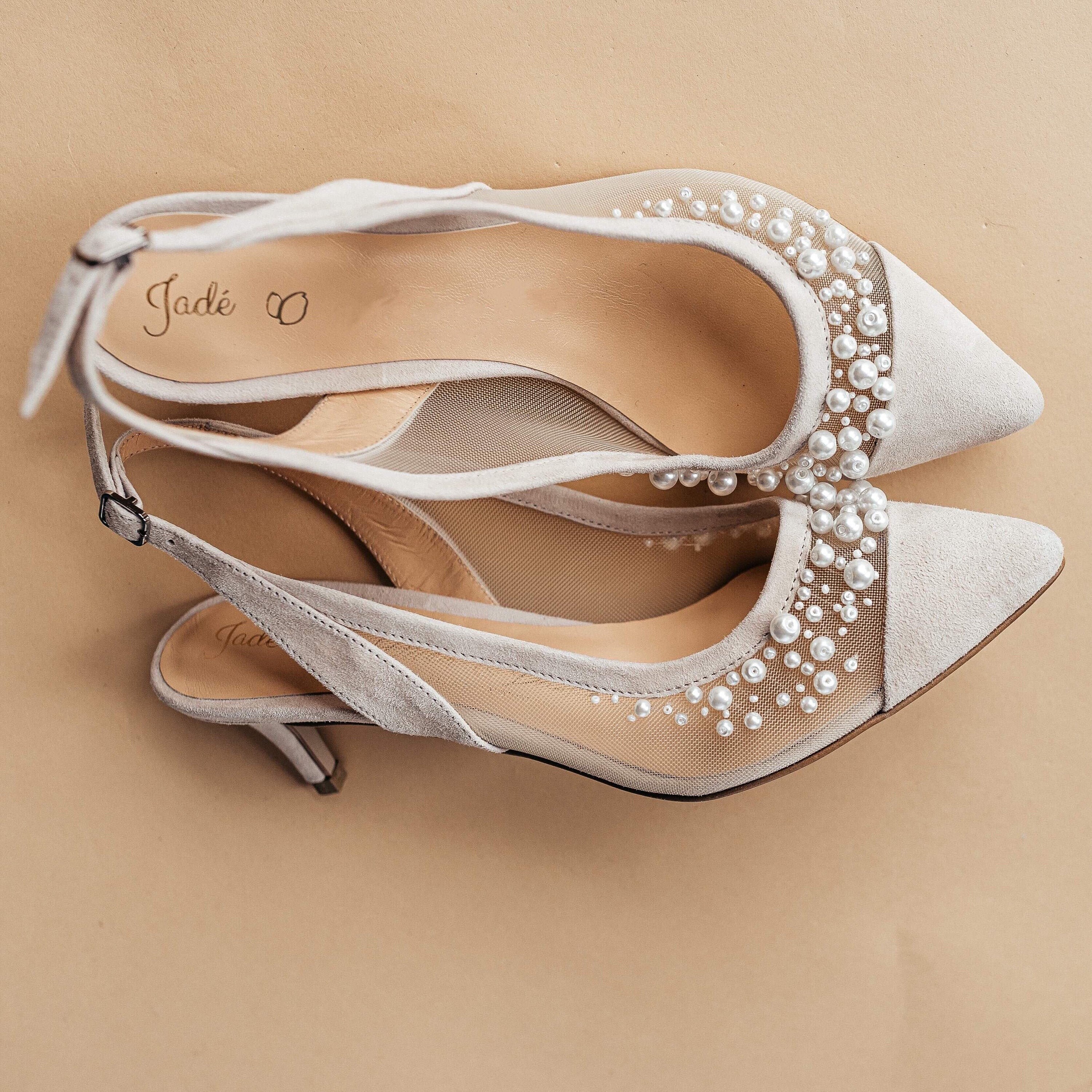 ivory heeled sandals