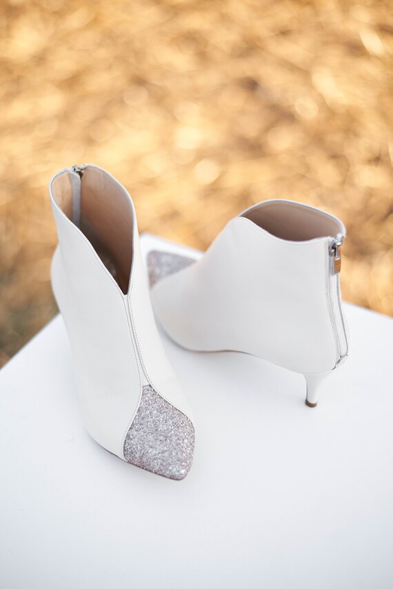 Kitten Heel Country Wedding Boots With 