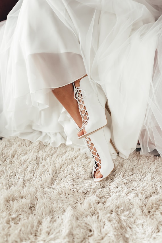 Bridal leather shoes sale