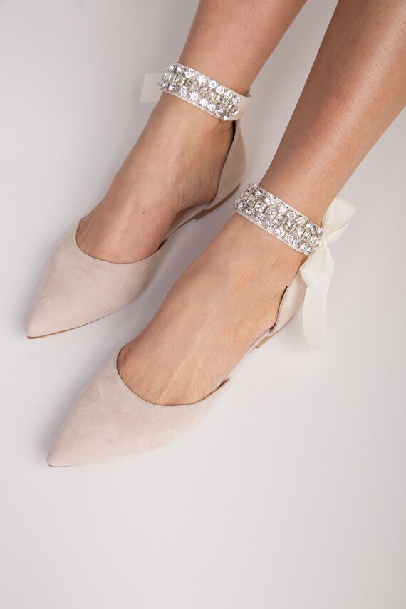 designer flat wedding sandals