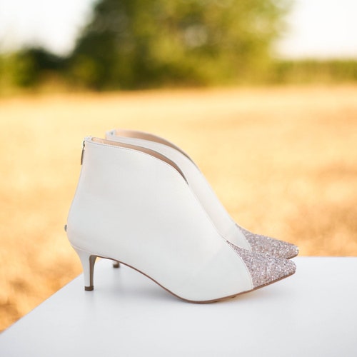 Kitten Heel Country Wedding Boots With 