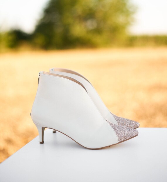 Kitten Heel Country Wedding Boots With 