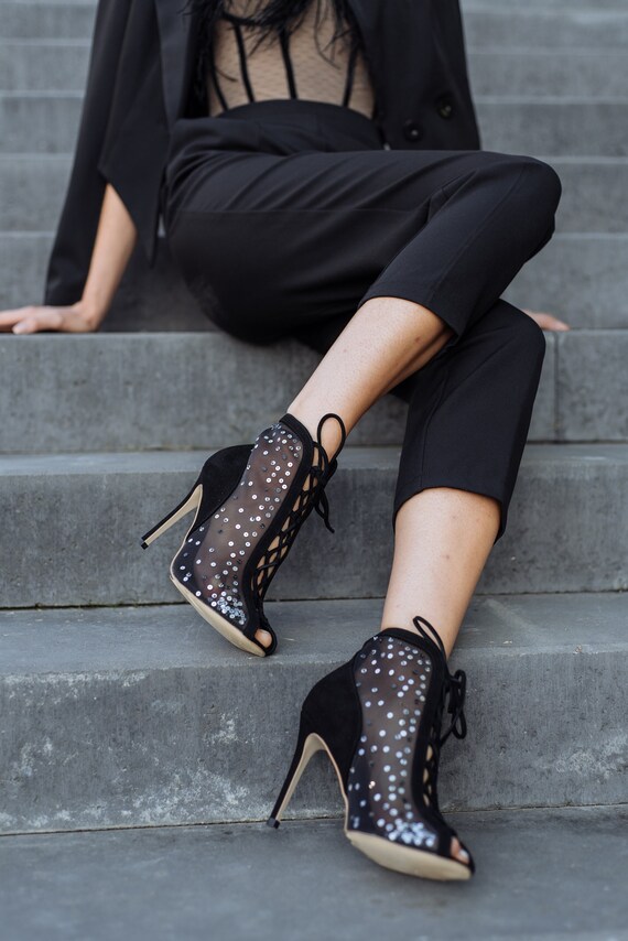 Black heels for a wedding new arrivals
