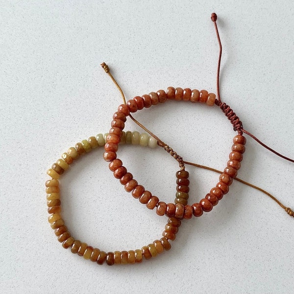 Red Jade Bracelet Etsy